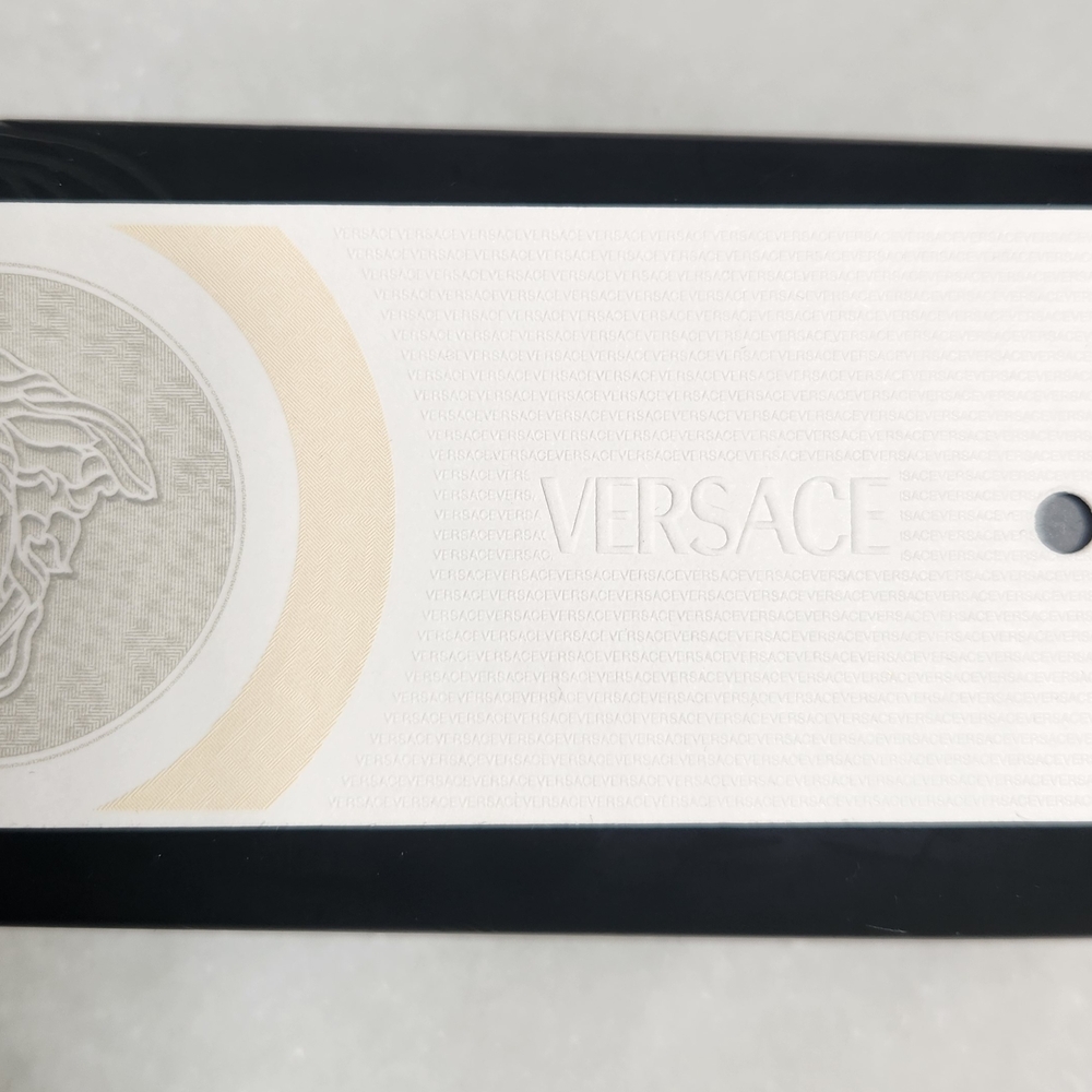 Versace Glossy Black Eyewear - Picture 5 of 16